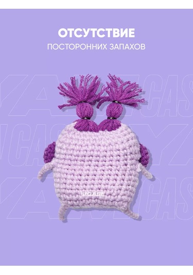 Yamcase Airpods Uyumlu Pro, Pro 2 İçin Peluş Kılıf, Kulaklık Kılıfı 143639917 Violet