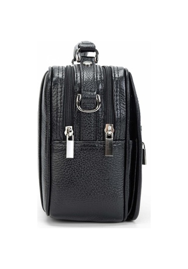 Tamer Tanca Erkek Hakiki Deri Siyah El Çantası 898 914 Erk Canta Sk23/24 Sıyah Fltr Siyah