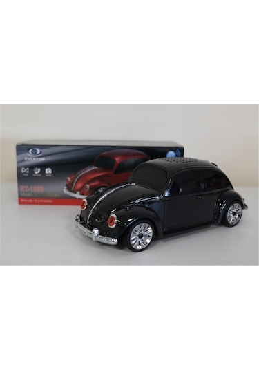 Everton Rt-1939 Siyah Arabalı Bluetooth Fm-usb-tf-aux Şarjlı Nostaljik Radyo