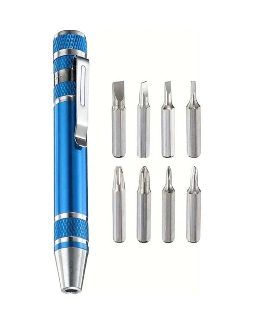 Trendooze Lezzetli Mavi 8 Li Alüminyum Vidalama Seti Ev Ve Profesyonel Kullanım