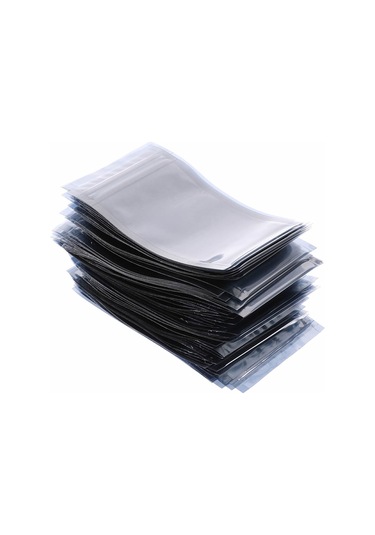 Kilitli Antistatik Poşet 10x15cm 100 Adet Şeffaf Su Toz Geçirmez Koruyucu Esd Metalize Torba Çanta
