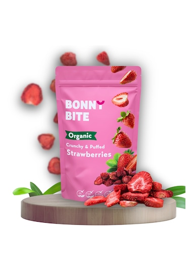 Bonny Bite Kurutulmuş Çıtır Çilek Atıştırmalığı 18 G