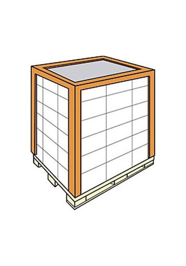 Empa 40x40x4 2metre Karton Köşebent - Palet Köşebent 2Metre 100Adet