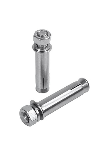 Paslanmaz Çelik Genleşme Cıvataları, Vidalar, M8x60mm Duvar Beton Tuğla Genişleme Vidaları M22 x 55