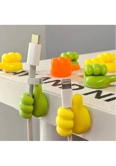 El Şeklinde Kablo Tutucu 30 Adet-9073662951028hkn