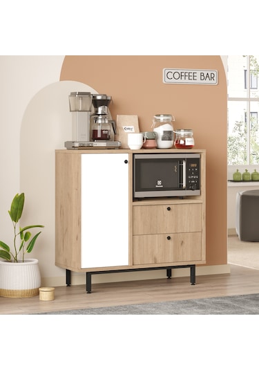 Mocha Kahve Köşesi Çok Amaçlı Dolap Mutfak Dolabı Ma1-sw