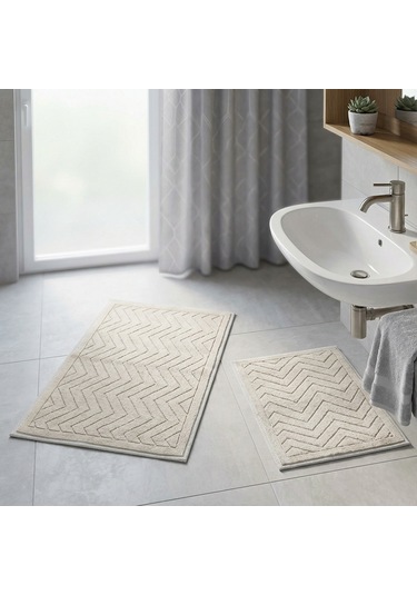 Elsim Home Zigzag Paspas Seti Vizon