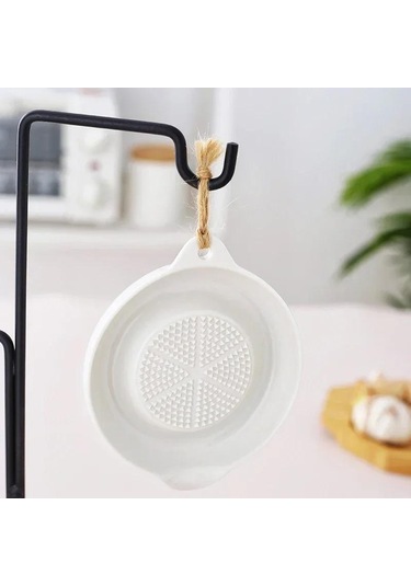 Porselen Rende Plakası Beyaz Seramik Çok Amaçlı Öğütücü Plaka Meyveler Zencefil Sarımsak Soğan Sebzeler İçin Parlatma Makinesi Beyaz