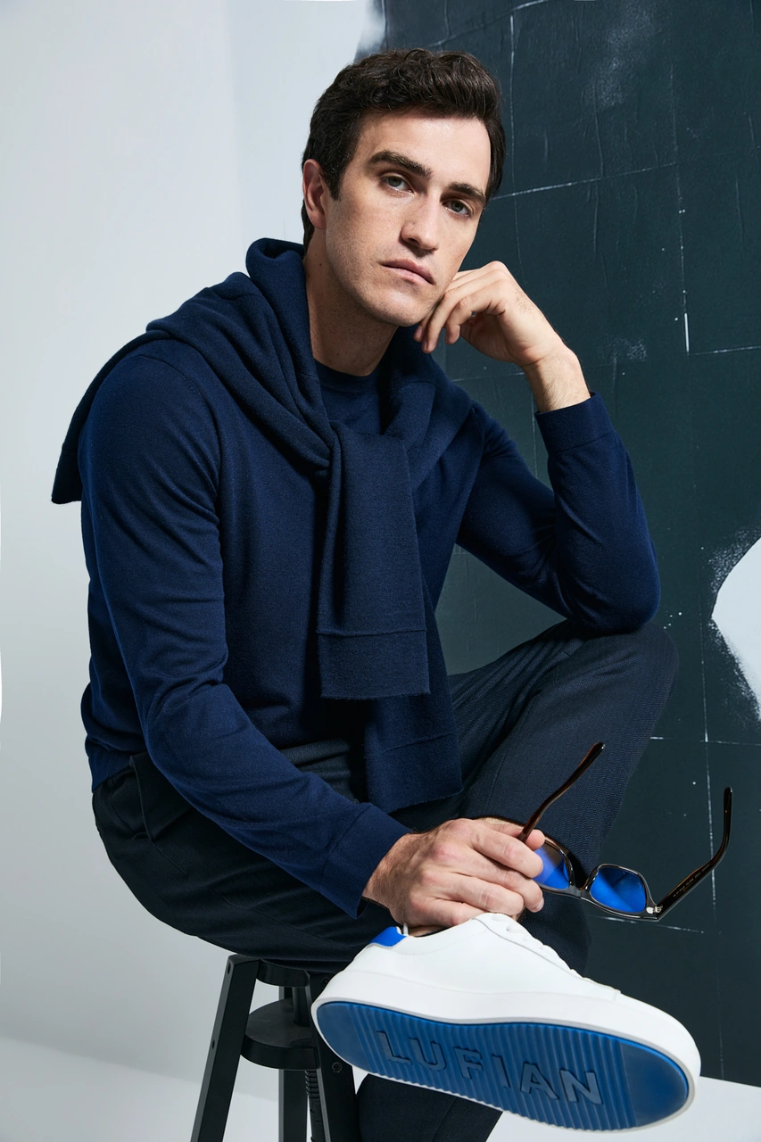 Lufian Dean Erkek Kazak Lacivert Lacivert 112090148100200 Lacivert