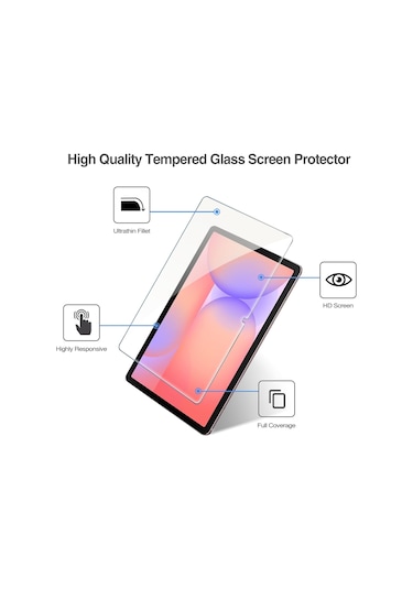 Samsung Galaxy Tab S11 Ekran Koruyucu 11 Inç Nano Esnek Kırılmaz Tam Uyumlu Darbe Ekran Koruma