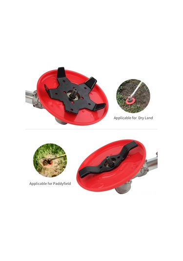 Ruicoo Dayanıklı Çim Kesme Başlığı - Paslanmaz Çelik, Kök Temizleme, Ağaç Dostu, Bahçe Ve Tarla İçin