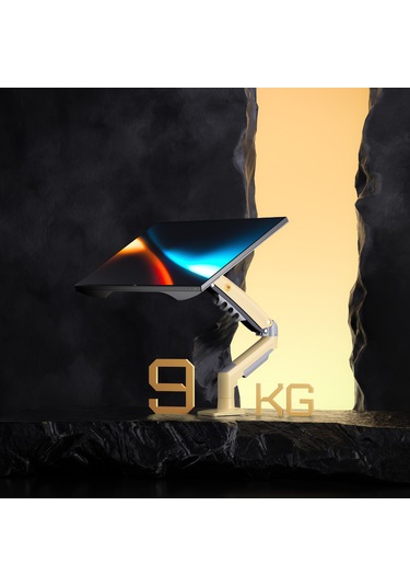 North Bayou Nb F80 Lav Sarısı 17-30" Amortisörlü 2-9 Kg Monitör Standı