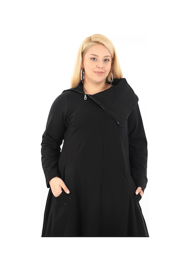 Zedd Plus 22629 Elbise Siyah