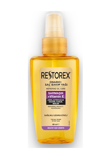 Restorex Speed Strong Onarıcı Bakım Saç Bakım Yağı 100 Ml - Sarmaşık Özlü, Sağlıklı Uzama, Dökülme Karşıtı