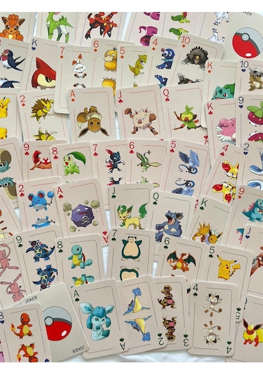 Pokemon İskambil Poker Kartı-1114