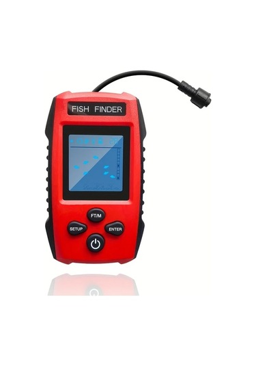 Willowhaven 1 Adet Akıllı Taşınabilir Sonar Balık Bulucu 45 Derece Derinlik Ölçer Alarmlı