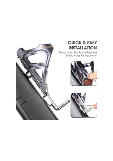 Dancemonkey West Bıkıng Yp0704033 Bisiklet Şişe Kafesi - Kırmızı/altın Ultralight Mtb Yol Bisiklet Su Şişesi Tutucu İçecek Bardağı Braketi Acid Yeşili