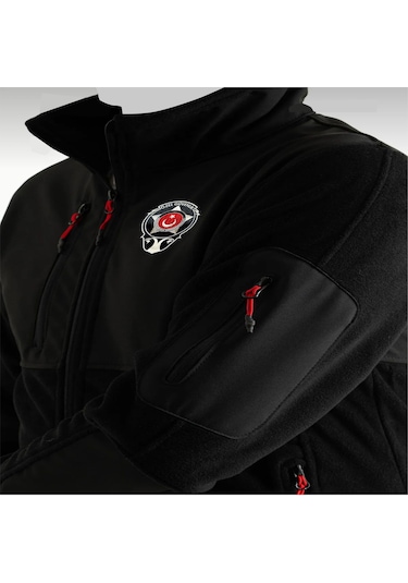 MARMARA İGM SİYAH RENK ÖZEL GÜVENLİK POLAR