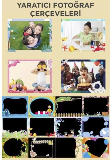 Mini 1080p Hd Çocuk Kamera Dijital Fotoğraf Makinesi 2.0 Inç Ekran 5 Adet Oyun Pembe