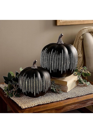 Folinda Turuncu Cam Kürdan Lambası - Zamanlayıcılı, Dahili Pil, Dekoratif Aydınlatma, 17x15x15 Cm 6 7 İnç