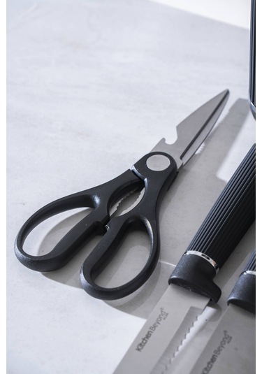 Cooper 7 Parça Bıçak Seti Siyah