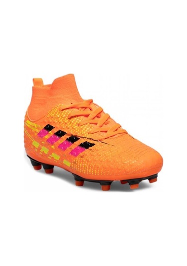 Lalıga Super Mercury Bilekli Çoraplı Krampon Futbol Ayakkabısı L-575-kr Turuncu