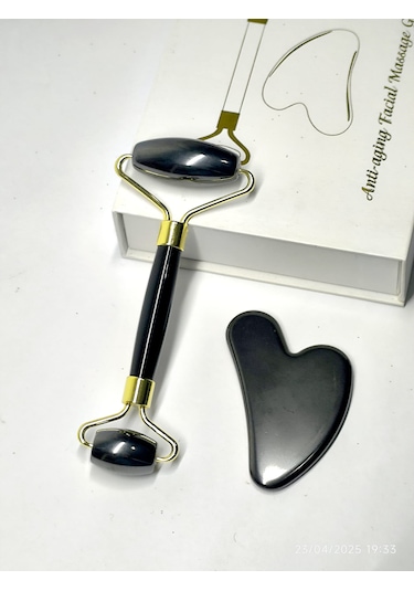Hematit Gua Sha Roller Set