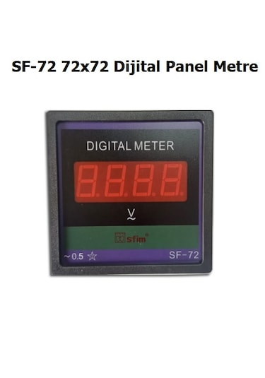 Sf-72 72x72 Dijital Panel Metre