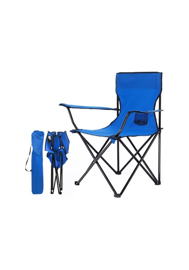 Suofeng Açık Taşınabilir Katlanır Sandalye Eskiz Balıkçılık Sandalye Balıkçılık Sırt Dayanağı Piknik Kamp Eğlence Plaj Sandalyesi Lacivert Koyu Mavi