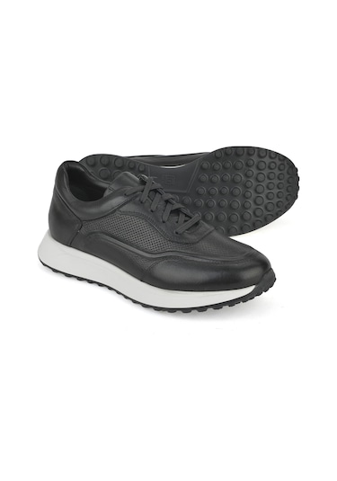 Ziya, Erkek Hakiki Deri Sneaker 1531026z290 Siyah 1531026z290 000 Siyah