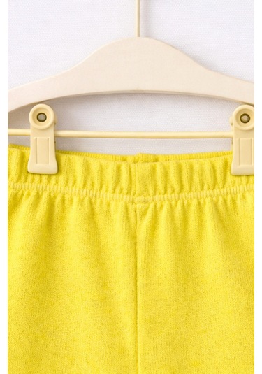 For My Baby Basic Bebek Şortlu Takım Sarı