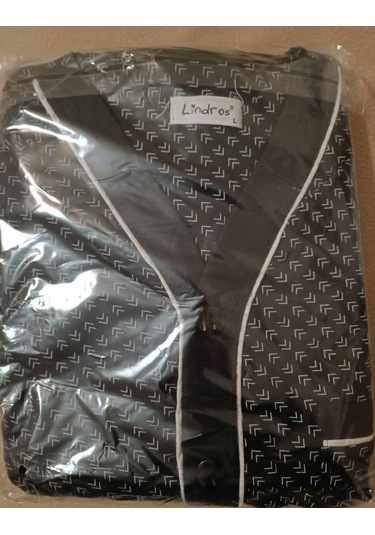 Lindros Erkek Gömlek Yaka İnterlok Uzun Kol Pijama Takımı 00148 - 1 Adet 001