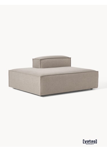 Most Mollis Sol Pro Köşe Dinlenme 10 Kahverengi Keten Kumaş Yumuş