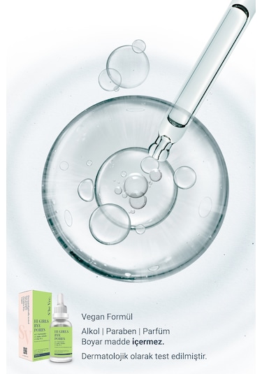 She Vec Hi Girls Bye Pores Akne ve Leke Karşıtı Bakım Serumu 30 ML