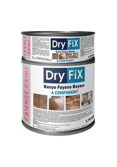 Dryfix 1 Kg Faience Paint Fayans Boyası Tüm Renkler Ve Agt Mevcut