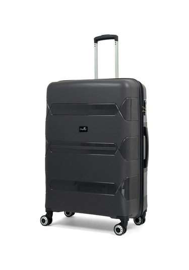 Lucas Polipropilen Kırılmaz Valiz, Büyük Boy Antrasit