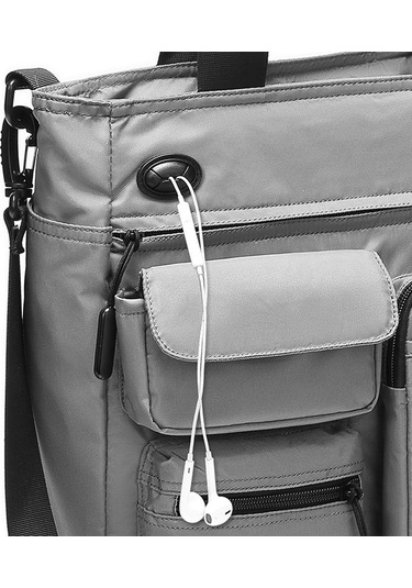 Sones Hafif Rahat Çok Bölmeli Dizüstü Bilgisayar Çantası Büyük Kapasiteli Messenger Çanta