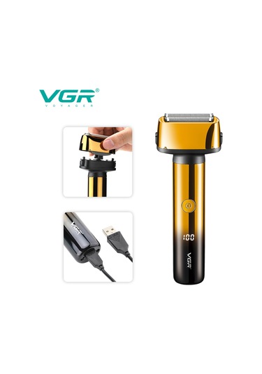 Vkemall Vgr367 Erkek Tıraş Makinesi, Sakal Kesme Ve Kaş Şekillendirme Aleti - Lcd Ekranlı