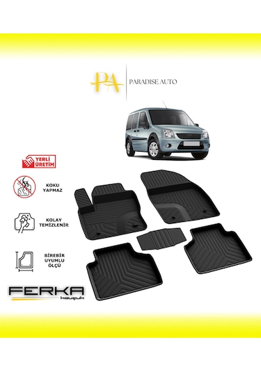Ford Tourneo Connect 1 2002-2014 4d Havuzlu Paspas