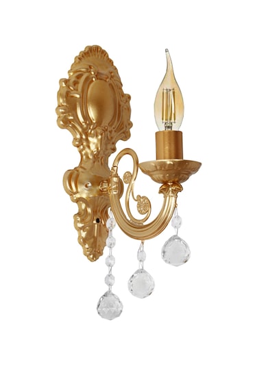 İstanbul Avize Sedef Döküm Tekli Aplik Gold