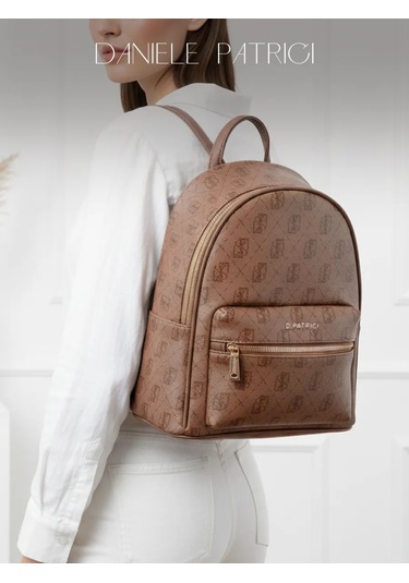 Daniele Patrici Şehir A5 Deri Sırt Çantası 210533355 Kahverengi
