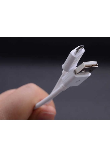 Ekılıf - Micro Usb Kablo 25 Cm - Şeffaf - T5071 Şeffaf