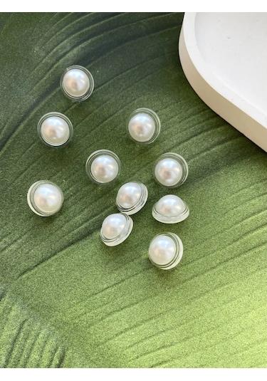 Siberiana 15 Mm İnci Görünümlü Plastik Düğmeler 333506972