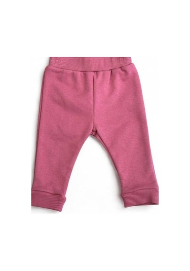 Cantoy Kız Bebek Çocuk Dantelli Eşofman Takım-15109 Mürdüm