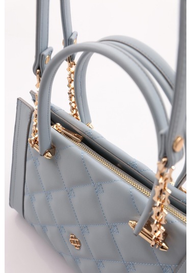 Dgn 657 Kadin Zincirli Çanta 657-2326-R1161 Mavi