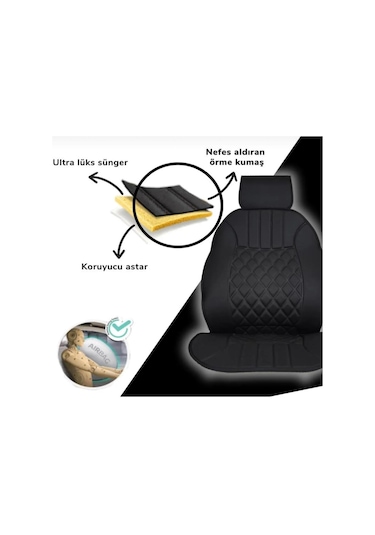 Point Alfa Romeo Gt Sedan Oto Siyah Ön İki Koltuk Minderi 2003-2010