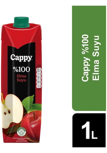Cappy %100 Elma Suyu 1 Lt X 6 Adet