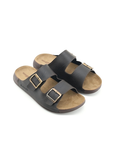 Gezer Naturela Comfort Erkek Yazlık Suni Deri Çift Toka Ayarlanabilir Rahat Taban Günlük Terlik Kahve Gezer Naturela Comfort Erkek Yazlık Suni Deri Çift Toka Ayarlanabilir Rahat Taban Günlük Terlik Kahve