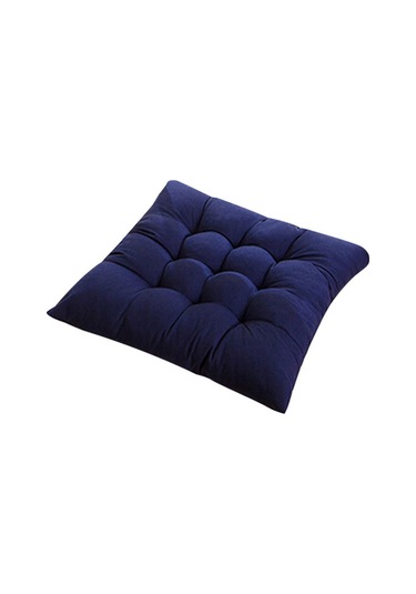 Lacivert Kare Sandalye Minderi Koltuk Minderi Kaymaz Askı Ile Kapalı Ve Açık Kanepe Minderi Yastık Yastık Minder Ev Ofis Araba Için