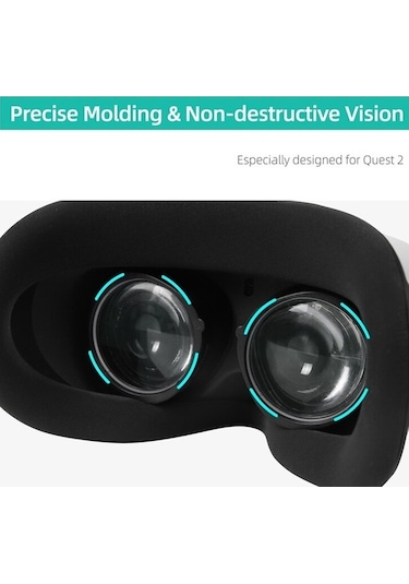 Tongxida Oculus Quest 2 Hifylux Q2-qf11 Çift Miyopi Lens Asferik Reçine Vr Gözlük Aksesuarları 400 Derece Plastik